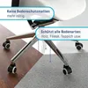 5 rotelle per pavimenti duri, rotelle per sedie da ufficio, Anteprima dell’immagine prodotto 6