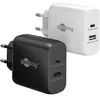 45 W USB-C PD GaN Dual-Schnellladegerät schwarz Produktbild-Vorschau 1