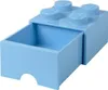LEGO úložný box 4 s šuplíkem - světle modrá Produktbild-Vorschau 9