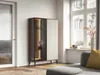 Vitrinekast YUKO, 103 cm, notenhout Kashmir, Productafbeelding-voorbeeld 2