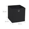 Relaxdays Aufbewahrungsbox 4er Set, faltbare Regalboxen, Produktbild-Vorschau 4