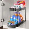 Sada 2 ks výsuvných organizérov do kuchynskej skrinky s 2 Náhľad obrázku produktu 6