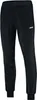 A pair of black polyester pants with the JAKO logo on the left thigh. Produktbild-Vorschau