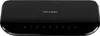 A black TP-Link 8-port network switch is shown from a front-facing, slightly elevated angle on a white background. Voir les images du produit
