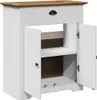 vidaXL Waschbeckenunterschrank BODO Weiß und Braun 70x35x80 Produktbild-Vorschau 5