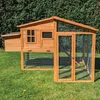 Hühnerhaus Liese mit PVC Welldach - mit extra Auslauf Produktbild-Vorschau 6