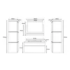 HOME DELUXE - Badmöbel-Set - WANGEROOGE Weiß - X-Large - Produktbild-Vorschau 8