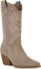 VAN HILL Damen Cowboystiefel Stiefel Stickereien Schuhe Produktbild-Vorschau 1