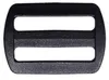 10er Set Kunststoffversteller 38x27 mm in Schwarz – Gurtversteller für Taschen und Rucksäcke. Produktbild-Vorschau