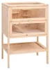 vidaXL Klec pro křečky 55 x 40 x 80 cm jedlový masiv Náhled obrázku produktu 8