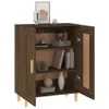 The Living Store Sideboard Braun Eichen-Optik 69,5x34x90 cm Produktbild-Vorschau 4