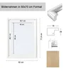 3D Objektrahmen Holz Bilderrahmen Shirt Trikot Wanddeko Produktbild-Vorschau 4