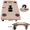 6er Set Transportroller SOFT WHEEL indoor MDF 200 kg Produktbild-Vorschau 8