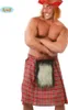 Costume con gonna tartan con borsetta Sporran a scacchi Anteprima dell’immagine prodotto 1