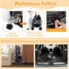 COSTWAY Hundewagen Doppel, Hundebuggy faltbar für 2 Produktbild-Vorschau 6