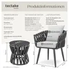 Sada zahradního nábytku Lugano od společnosti tectake, Náhled obrázku produktu 5
