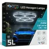 LED stropní svítidlo MasterLED Hexagon, 5 lumenů, 240 W, Náhled obrázku produktu 1