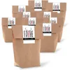 25 braune natur weihnachtliche Verpackung Geschenk-Tüten Produktbild-Vorschau 2