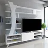 Skye Decor, Duru, mobili TV, bianco, pannello melaminico, Anteprima dell’immagine prodotto 1