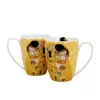 set de 2 cubes 350ml THE KISS ECRU par Gustav Klimt Voir les images du produit 2
