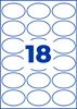 Avery Zweckform L6024REV-25, Ovale Etiketten, ablösbar, A4, Produktbild-Vorschau 3