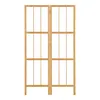 Eckgarderobe 'Hyllestad' 165,5x92x8cm Bambus Produktbild-Vorschau 4