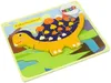 Lean Toys Holzpuzzle Dinosaurier Triceratops Ankylosaurus Produktbild-Vorschau 4