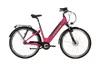 A pink electric bicycle is shown against a white background. Produktbild-Vorschau