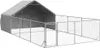 vidaXL Chenil d'extérieur avec enclos 7x3x1,9 m Acier Voir les images du produit 1