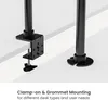 VDD - bras porte-moniteur robuste - max 20kg - max 49 Voir les images du produit 5
