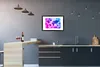 MuchoWow® MuchoWow® Gerahmtes Poster Weltkarte - Rosa - Produktbild-Vorschau 2