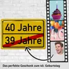 Blechschild 40 Schild Geburtstag, 40er Schild ORTSSCHILD, Produktbild-Vorschau 2