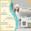 HOMCOM 2-in-1 Kinder Puppenhaus Kinderküche aus Holz mit Produktbild-Vorschau 5