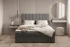 Kontinentalbett aus Samt, Polsterbett, Boxspringbett, Produktbild-Vorschau 2