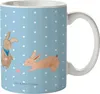 Mr. & Mrs. Panda Pott Hasen Muschel - Blau Pastell - Produktbild-Vorschau 1