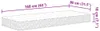 vidaXL Kindermatratze Bonnell-Federkern Mittel 80x160 cm Produktbild-Vorschau 6