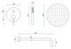 Set doccia sottotop Oro polmone spazzolato + BOX Anteprima dell’immagine prodotto 9