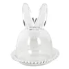 Clayre & Eef Glocke Kaninchen Ø 14x16 cm Glas Produktbild-Vorschau 1