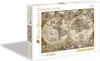 A Clementoni puzzle box featuring an old world map. Podgląd zdjęcia produktu