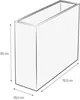 Macetero EDA Wall Loft Graphit Blanco Kunststoff Rechteckig Produktbild-Vorschau 2