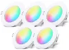 B.K.Licht I 5er Set RGBW Luci da incasso per il bagno LED I Anteprima dell’immagine prodotto 10