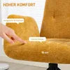 HOMCOM Sessel Drehbar Loungesessel mit Armlehne, Produktbild-Vorschau 5