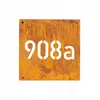 Hausnummer 40 X 40 Hausnummernschild Rost Corten Produktbild-Vorschau 10