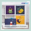 Relaxdays 4er Set, Kinder Aufbewahrungsboxen, Tiere & Produktbild-Vorschau 2
