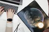 MuchoWow® Laptop Hülle 15 Zoll Nahaufnahme gefrorene Blase Produktbild-Vorschau 2