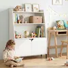 COSTWAY Boekenkast voor kinderen met 2 deuren en 3 vakken, Productafbeelding-voorbeeld 2