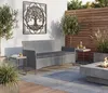 3-Sitzer Poly-Rattan Gartenbank Hamar, Sitzbank  grau, Produktbild-Vorschau 5