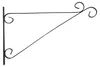 Haken Schnörkel XL Blumen Ampel 48 cm Wand Halterung Deko Produktbild-Vorschau 1