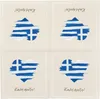 itenga 20x Serviette Herz Flagge GRIECHENLAND Produktbild-Vorschau 4