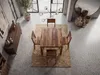 FineBuy Esstisch Massivholz Sheesham 80x80 cm Dunkelbraun Produktbild-Vorschau 4